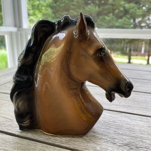 Ceramiche Boxer Equestrian Ceramic Horse Head Bust
